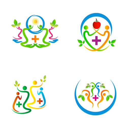 500x500 Health Care Family Abstract Logos Vector Free Download
