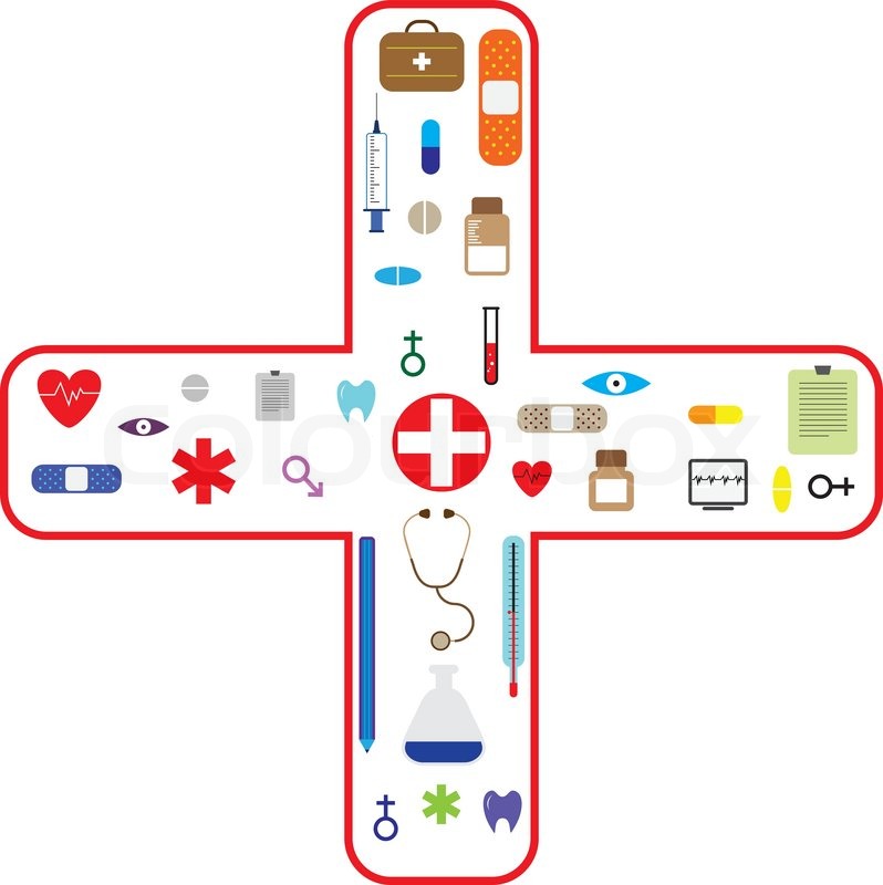 798x800 Medical Icon Set For Health Care Industry Stock Vector Colourbox