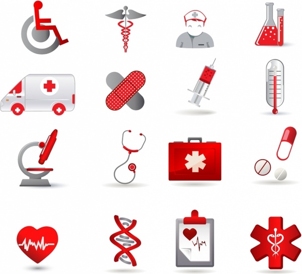 600x544 Health Care Icon Set Free Vector In Adobe Illustrator Ai ( .ai