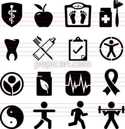 400x413 Health Icon Vector 174 Best Vector Icon Sets Images