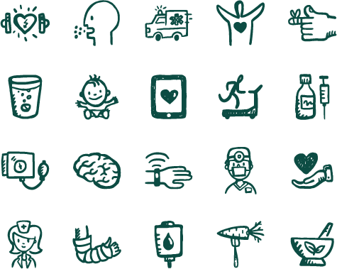 475x379 Healthy Icons 260 Medical Vector Icons