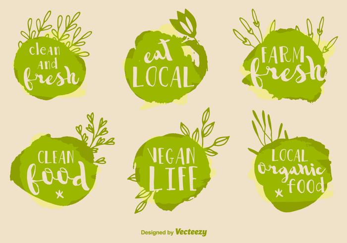 700x490 Healthy Food Vector Signs