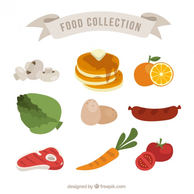 626x626 Tasty Healthy Food Vector Free Download