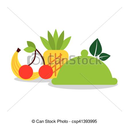 450x435 Vegetarian Menu Healthy Food Vector Illustration Design.