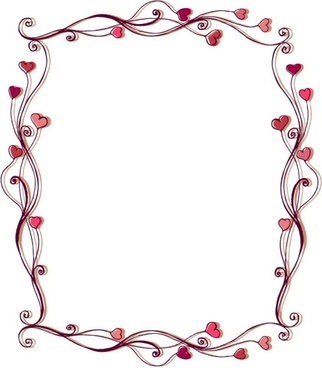 322x368 Heart Border Free Vector Download (9,518 Free Vector) For