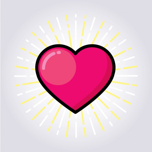 626x626 Coloured Heart Design Vector Free Download
