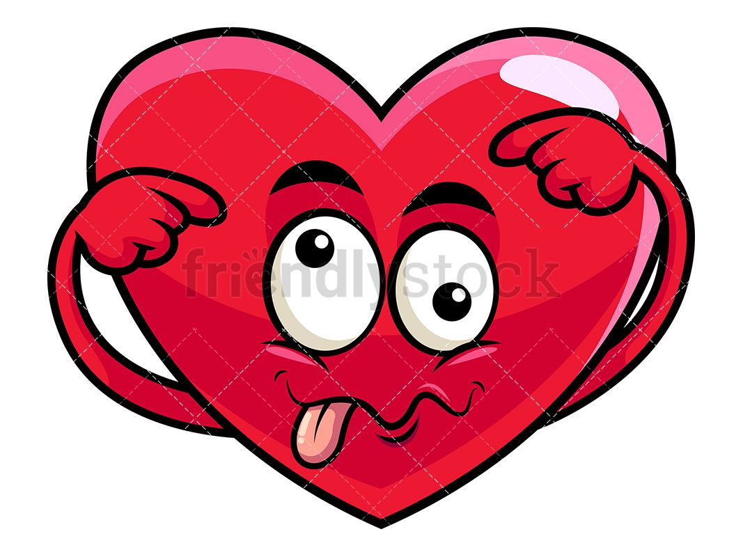 1067x800 Goofy Crazy Eyes Heart Emoji Cartoon Vector Clipart Emoji