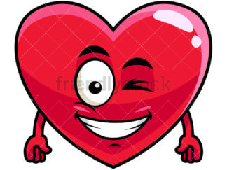 324x243 Teared Up Sad Heart Emoji Cartoon Vector Clipart