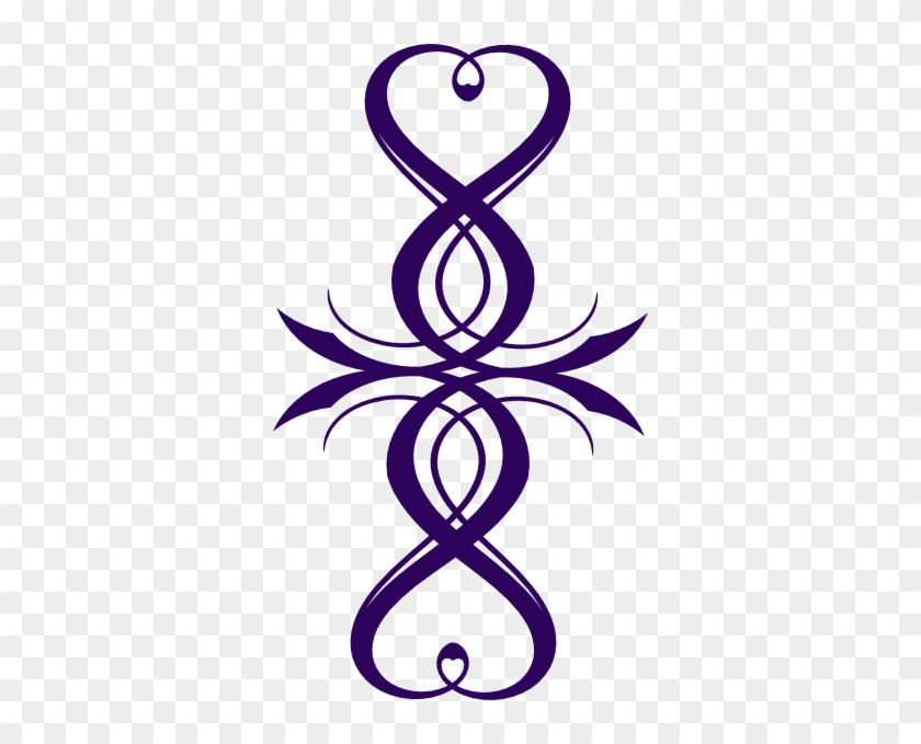 840x679 Purple Heart Flourish Clip Art At Vector Clip Art