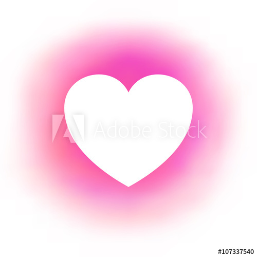 500x500 Abstract Pink Background White Heart Frame Vector