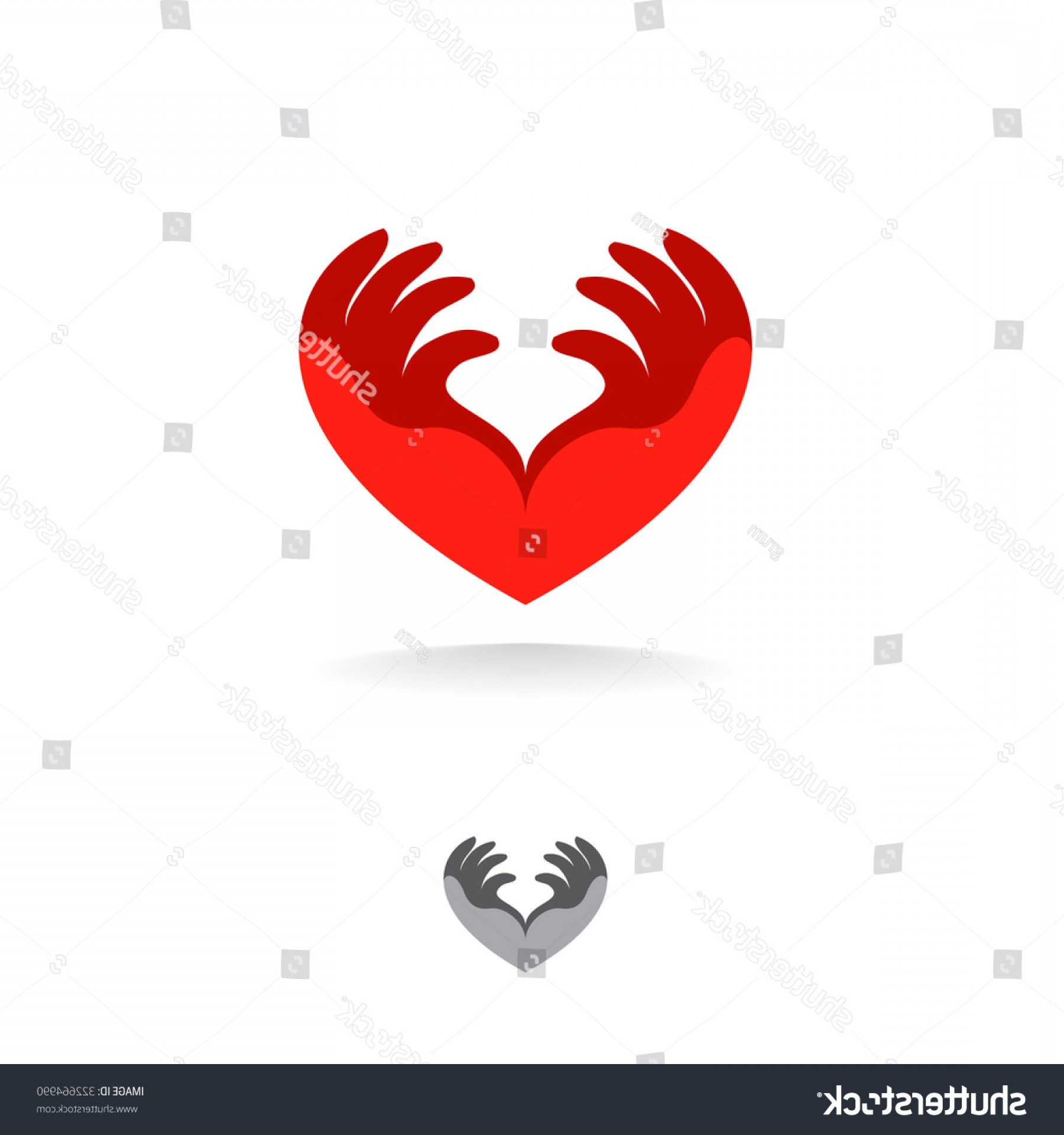 1800x1920 Medical Logo Template Heart Hands Vector Arenawp