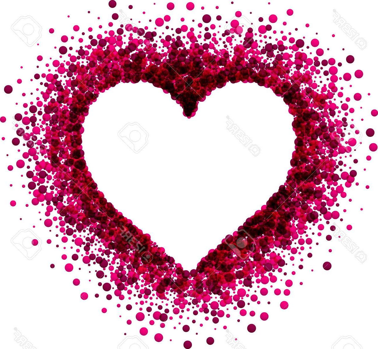 1300x1201 Hd Valentine Love Background With Pink Heart Vector Paper