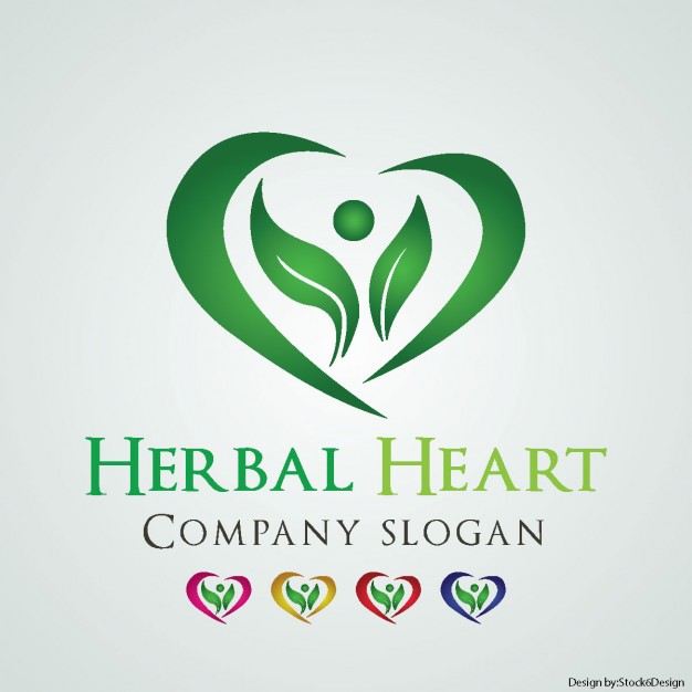 626x626 Logos. Heart Company Logo Helbal Heart Logo Vector Free Download