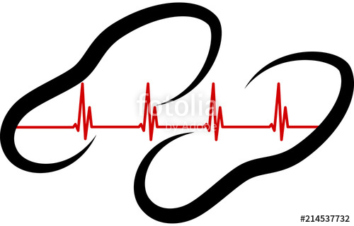 500x320 Heart Monitor Footprint Stock Image And Royalty Free Vector Files