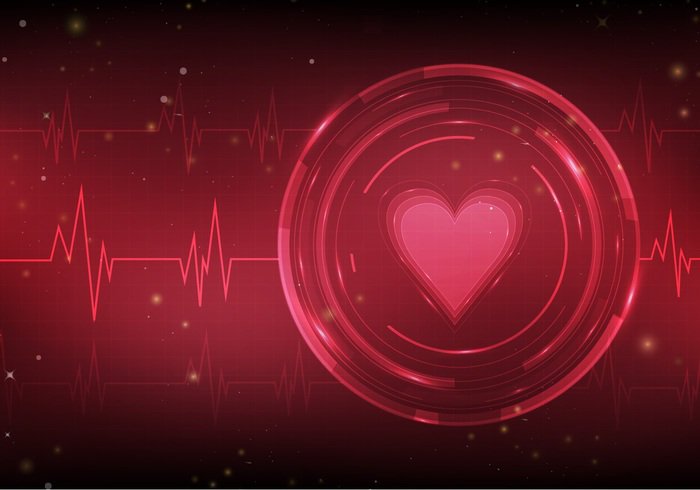700x490 Heart Monitor Free Vector Background 264336