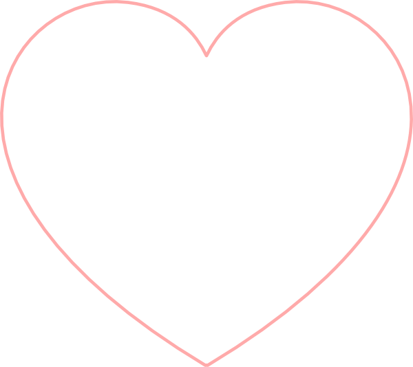 600x534 Heart Outline Vector Png Png Image