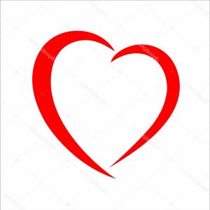 300x300 Photostock Vector Heart Shaped Frame And Mistletoe Copy Space