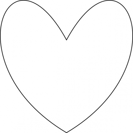 425x425 Free Download Of Heart Outline Vector Graphics And Illustrations