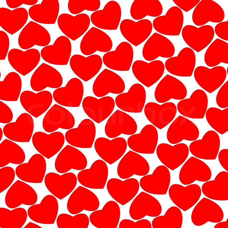800x800 Heart Pattern, Vector Art Illustration Stock Vector Colourbox
