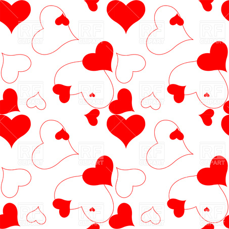 453x453 Heart Pattern Vector Image Vector Artwork Of Backgrounds