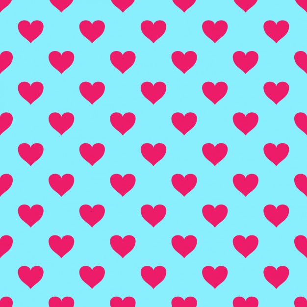 626x626 Hearts Pattern Vector Free Download