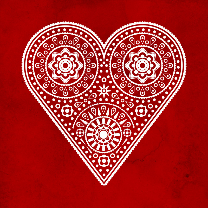 800x800 How To Create An Intricate Vector Heart Illustration