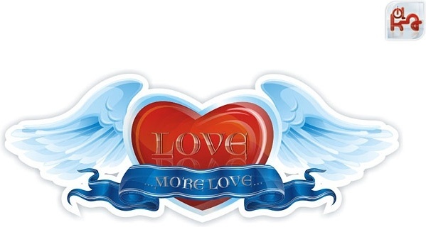 599x320 Heart Ribbon Free Vector Download (8,229 Free Vector) For