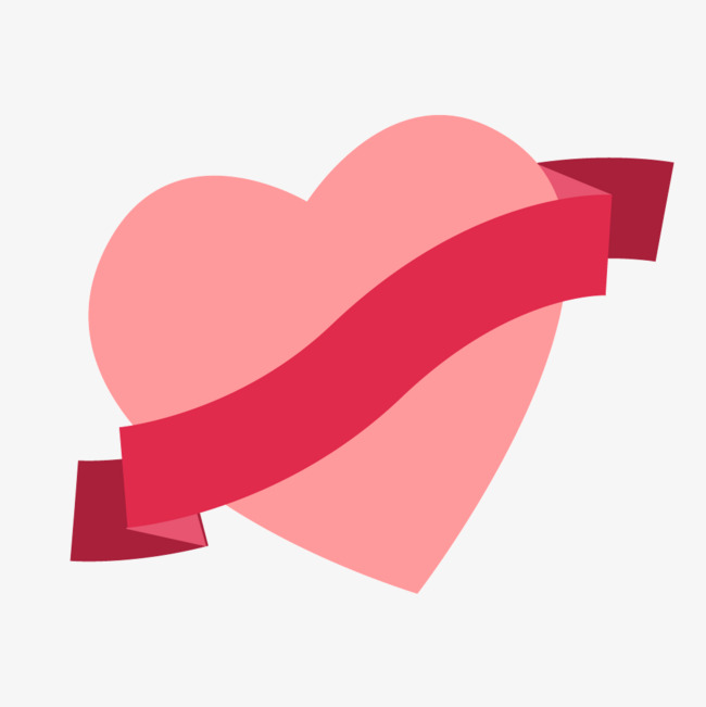 650x651 Pink Heart Ribbon, Heart Vector, Ribbon Vector, Ribbon Clipart Png