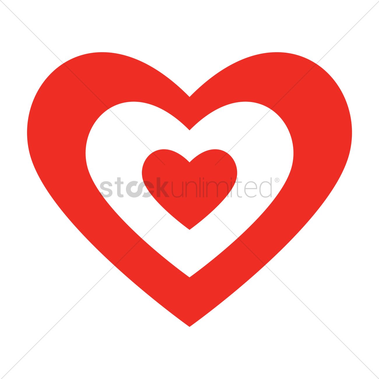 1300x1300 Heart Shape Vector Image