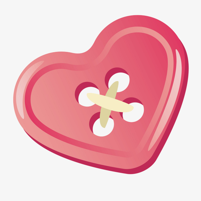 650x651 Vector Cheongsam Button Pink Heart Shape, Vector, Cheongsam