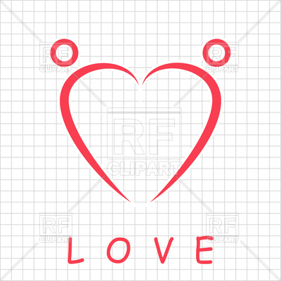 400x400 People Icon Forming Heart Shape Vector Image Vector Artwork Of