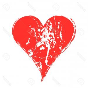 300x300 Red Vector Grunge Hearts Heart Shape Doodles Gm Sohadacouri