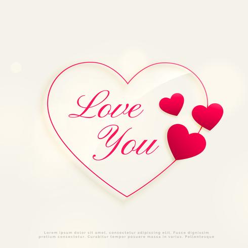 490x490 Love You Design Background With Heart Shapes