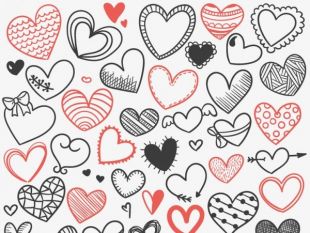310x233 Sketch Heart Vector Free Vectors Ui Download