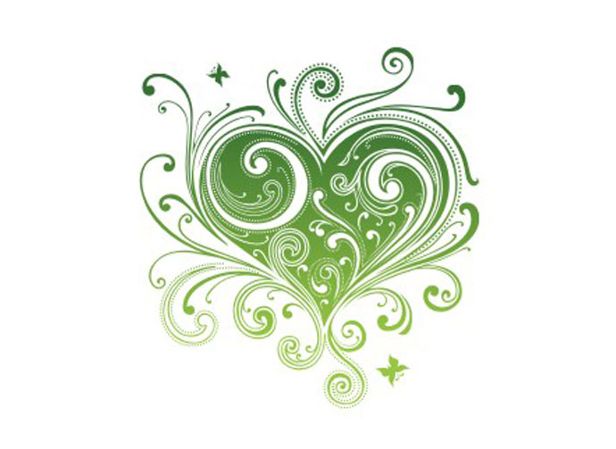 690x503 Swirl Floral Heart Vector Webbyarts