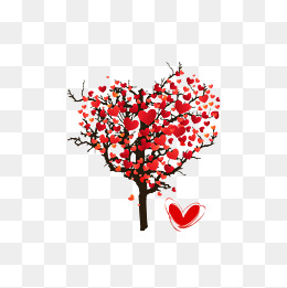 260x261 Red Heart Shaped Tree Png, Vectors, Psd, And Clipart For Free