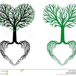 300x300 Stock Illustration Tree Life Heart Tree Vector Shaped Branches