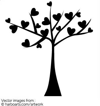 335x355 Download Valentine Heart Tree