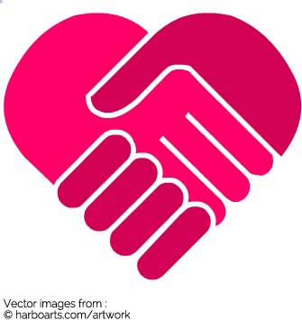 335x355 Download Handshake Heart