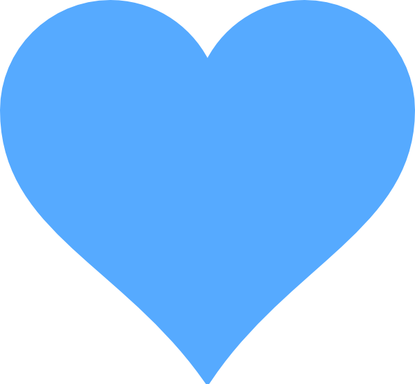 600x556 Blue Heart Vector Free Png