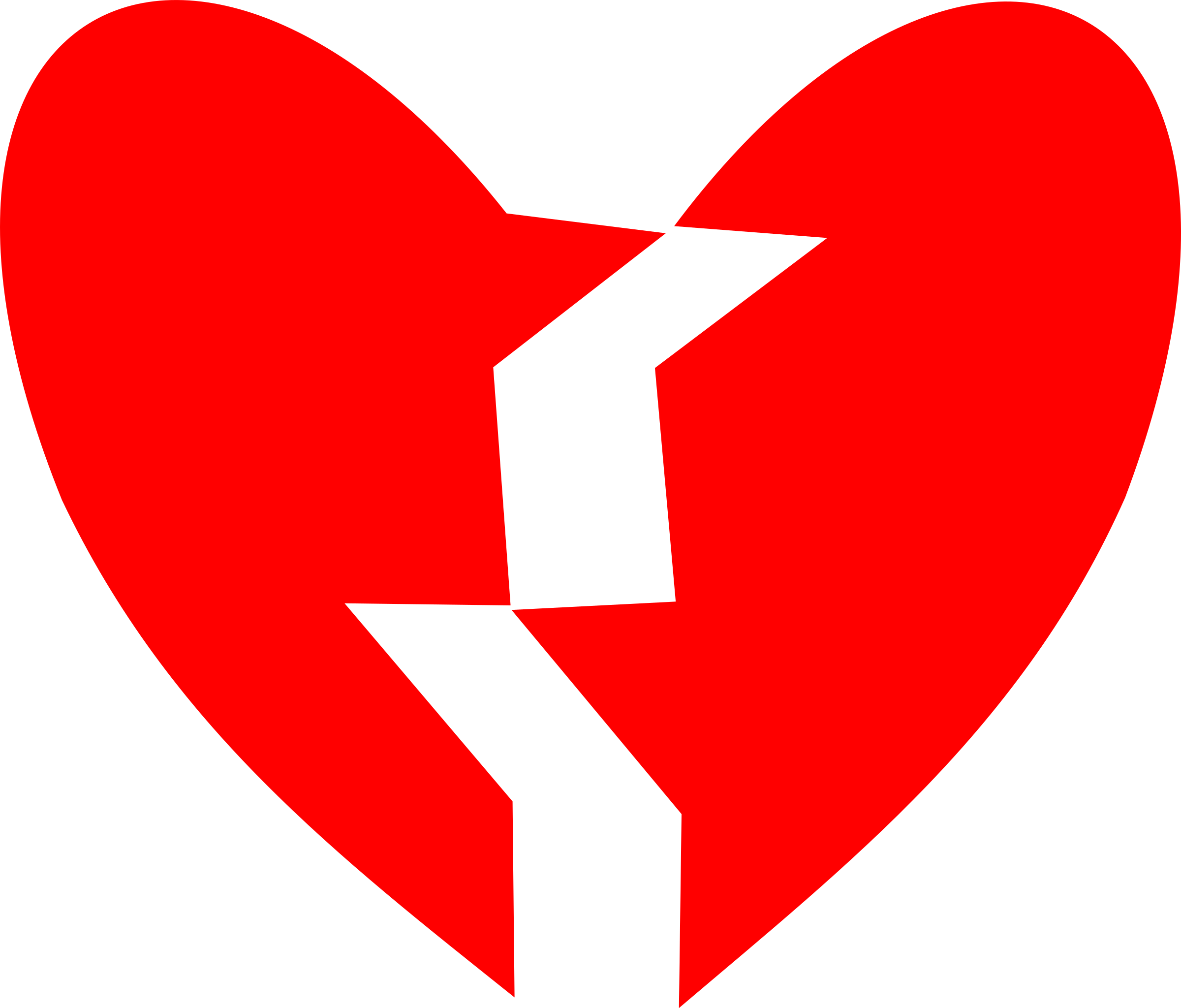 2400x2048 Broken Heart Vector Art Image