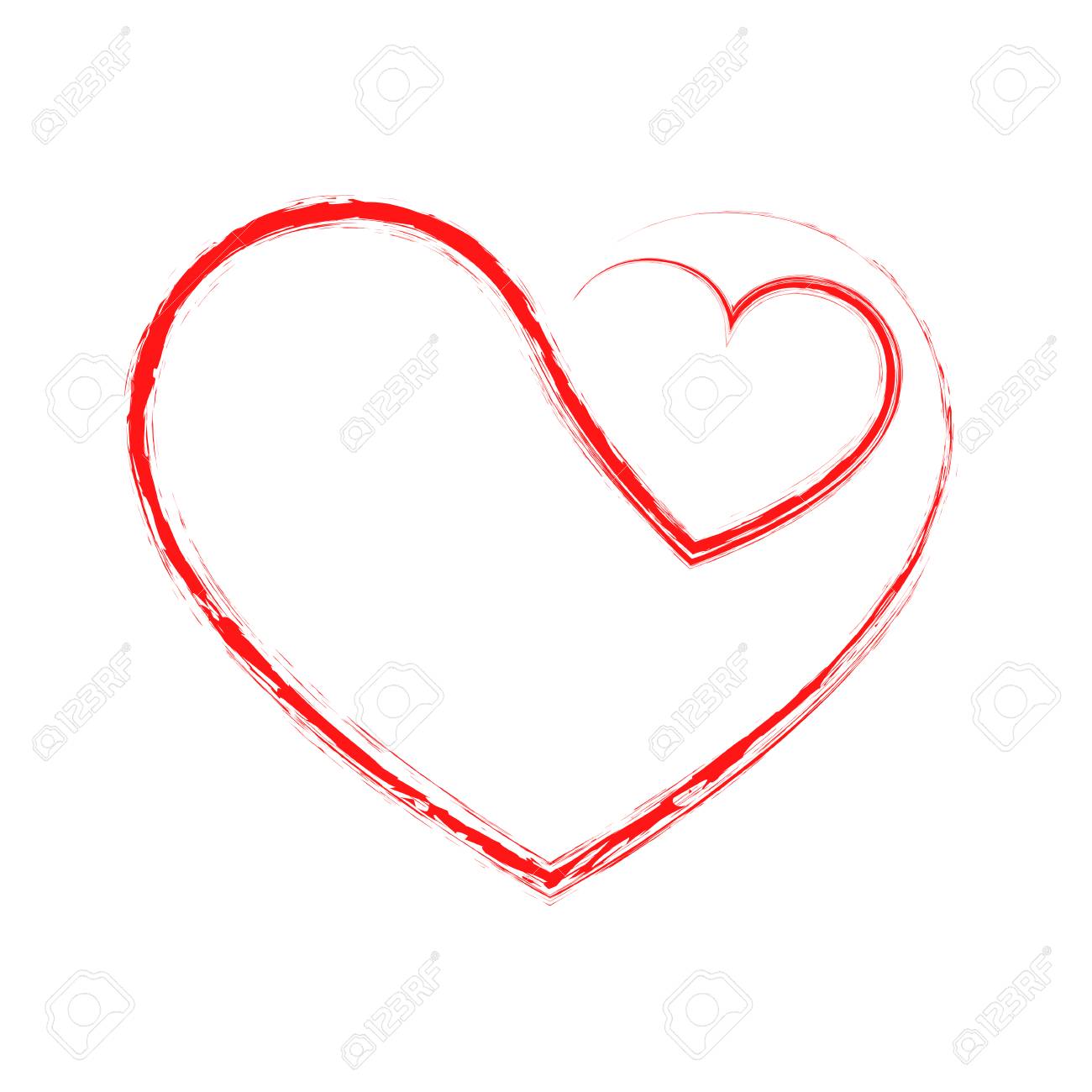 1300x1300 Drawn Heart Vector Art 3346560