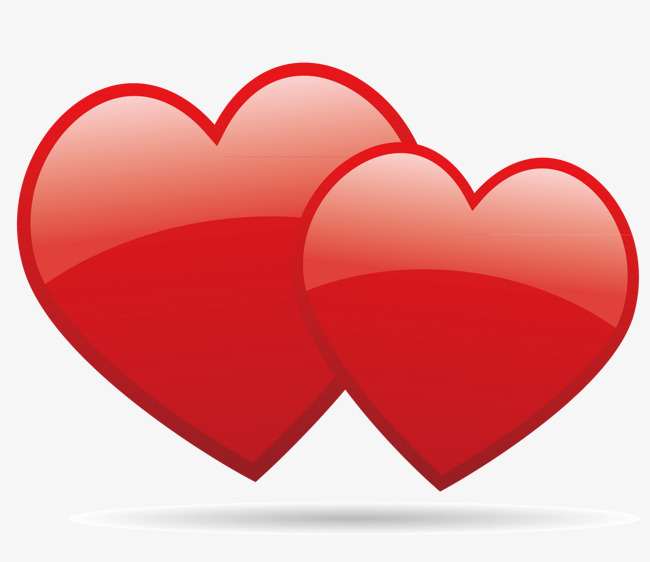 650x562 Two Red Hearts, Vector Diagram, Red Heart, Bright Png And Vector
