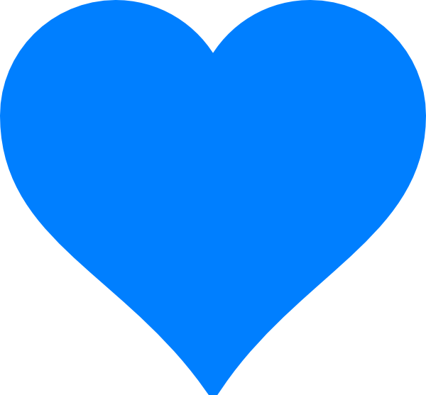 600x557 Collection Of Free Vector Heart Blue. Download On Ubisafe