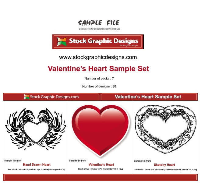 660x624 Valentine Hearts Vector Graphics Eps File Free Graphics Uihere