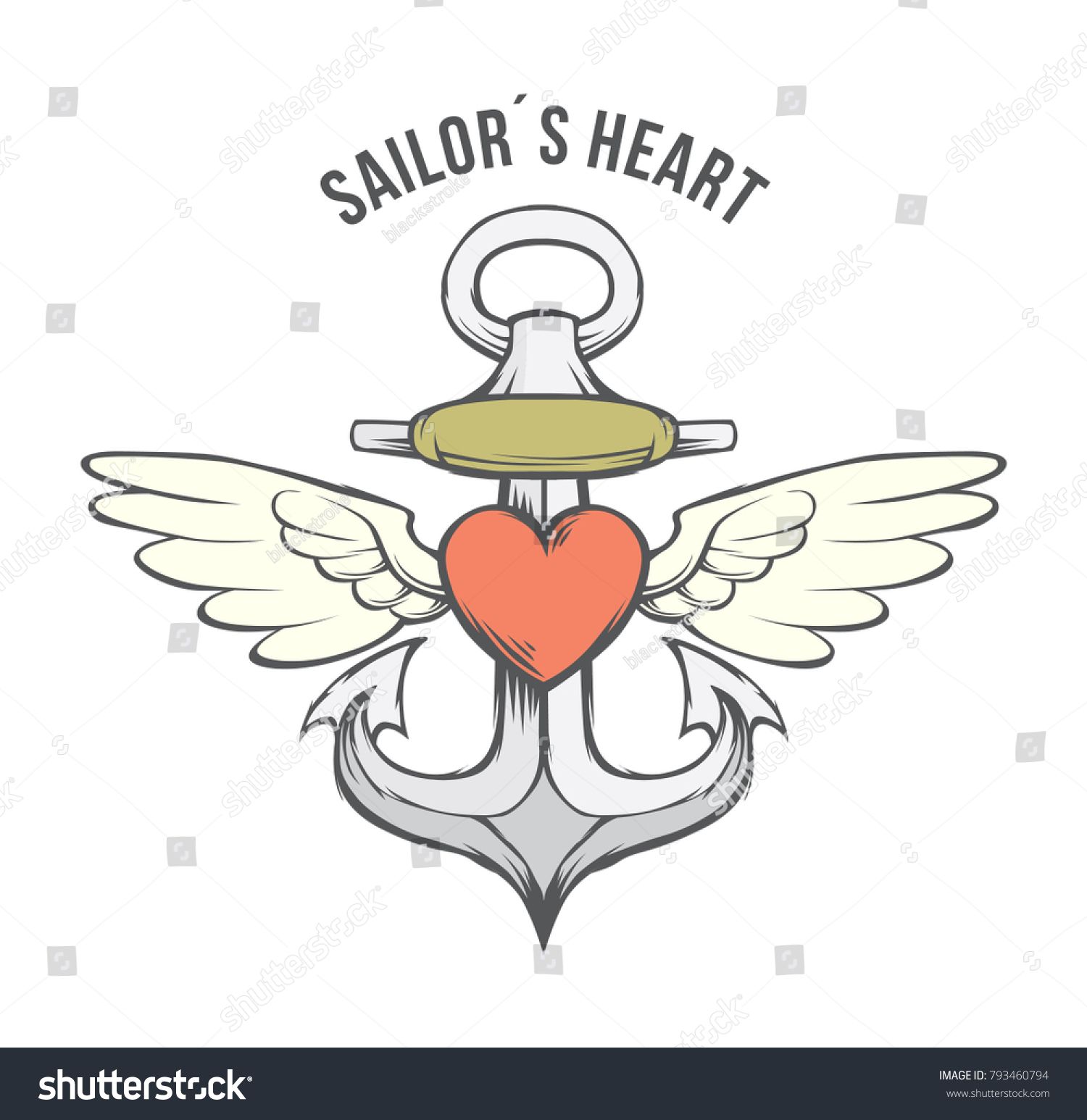 1500x1546 Anchor Heart Vector File Heart Anchor Heart