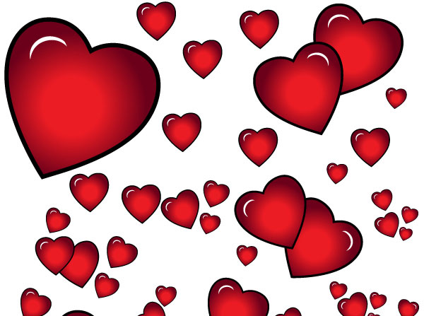 600x447 Vector Heart Free Download