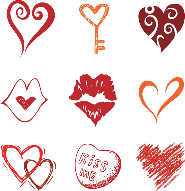 600x618 Free Heart Vectors Gallery Images)
