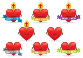 285x200 Sacred Heart Free Vector Graphic Art Free Download (Found 7,623