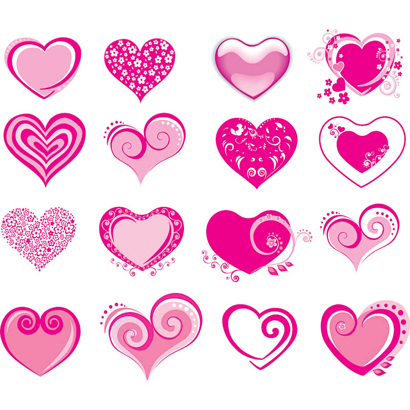 800x800 Valentines Day Hearts Vector ~ Quotes